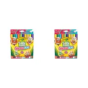 2x 10pc Crayola Silly Scents Smash Ups Dual Ended Washable Markers Kids 3y+