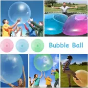70CM Bubble Ball Firm TPR Water Balloons Inflatable Refillable Stretch AU