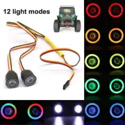 RC Car 2LED Lights Headlight For 1/10 RC Rock Crawler Axial SCX10 I II III D90