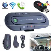 Wireless Bluetooth Multipoint Hands Free Car Speakerphone Speaker Visor Clip