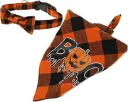 1 Set Decorative Dog Scarf for Halloween Lovely Dog Scarf Delicate Puppy Collar Wear Resistant Pet Accessories for Unforgettable Birthday Celebrations