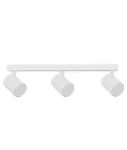 Interior 3XLight Adjustable Bar Base Surface Mounted Spot Light White