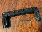 Black / TonePros Style Roller Bridge / Tune-O-Matic / Epi, Les Paul, SG, Bigsby