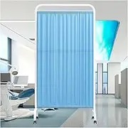 Folding Privacy Screen,Movable Room Seperating Divider,partition Wall Panels Temporary Fence,Standing Door Partition for Ward Lobby Office Beauty Salon(Color 1,2-Panel)