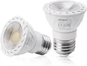 DiCUNO ProOE E27 Bulb, PAR16 LED Spotlight, 5W 400LM 50W Halogen Equivalent, Super High CRI>98, Daylight White 5000K, Not Dimmable, 60° Beam Angle, Pack of 2
