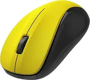 Hama Wireless Mouse 3 Buttons 2.4GHz 1200dpi Optical Mouse Wireless Computer Mouse for Laptop PC Notebook Silent Battery Right Handed Left Handed USB Receiver Yellow