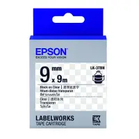 在飛比找誠品線上優惠-EPSON Transparent透明系列標籤帶/ 透明底黑