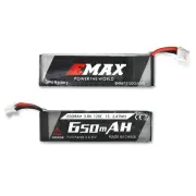 3PCS EMAX 1S HV 3.8V 650mAh Lipo Battery PH2.0 for Emax Tinyhawk III PLUS Freestyle Tiny Whoop RC FPV Racing Drone