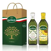 在飛比找PChome24h購物優惠-Olitalia奧利塔冷壓初榨橄欖油+葵花油禮盒組(750m