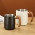 304 Stainless Steel Latte Art Cup With Scale Milk Jar Mocha