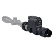 Digital Night Vision Monocular Glasses for Riflescopes, 850nm Photo Infrared Laser IR Hunting Camera for Dark Observation(black)