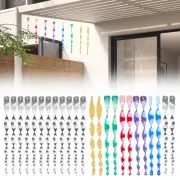 Bird Repellent Rods | Reflective Spiral Scare Pigeon Deterrent Garden Wind 12X