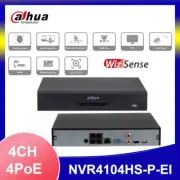 Dahua NVR4104HS-P-EI 4CH Compact 1U 4PoE 1HDD WizSense Network Video Recorder