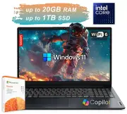 2025 Lenovo IdeaPad Laptop Notebook 15.6 Intel Processor Upto 20GB RAM 1TB SSD