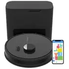Bobsweep Robotic Vacuum Self-Emptying Vacuum+Mop Night Cordless+FloorBrush Black