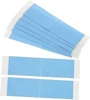 BELLIFFY 8pcs Wig Patch Double Sided Tape 2 Sided Tape Waterproof Tape Double Sided Adhesive Tape Double Side Tape Extra Hold Lace Tape Bold Lace Tape Dola Hair Lace Glue Toupe Pu Sky-Blue