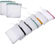 8pcs Travel Toiletry Bags Mesh Laundry Bags Mesh Bags for Travel Laundry Bags Mesh Wash Bags Drawstring Laundry Bag Sleeping Pillow Net Small Laundry Bags Mesh Bag for Laundry Mesh