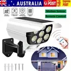 Sensor Solar Camera 77 LED Light Fake Security CCTV Cam Motion Dummy Outdoor