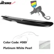 Fits 18-24 Toyota Camry TRD Trunk Spoiler Painted #089 Platinum White Pearl ABS (for: Toyota)