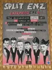 Split Enz - ExtravagENZa - Laminated Promo Poster - NEW