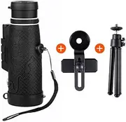 60x60 Monocular Telescope for Smartphone, Powerful Hunting Optics, High Clarity, Fixed Zoom, Pocket Binoculars, HD Spotting Scope