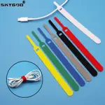 50 個可拆卸電纜紮帶 150 毫米塑料緊固可重複使用電纜紮帶尼龍纏繞拉鍊束繃帶紮帶