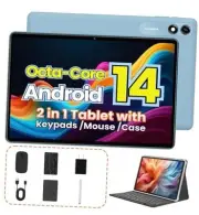 Tablet,10.1" Android Tablet with Octa-core Processor 10GB RAM 64GB ROM HD Blue