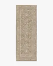 75' x 215' | Machine Washable Runner Rug | Kid & Pet Friendly | Indoor Rug | Gisele Natural Rug | Ruggable