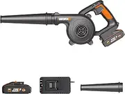 WORX 20V Cordless Workshop Blower with POWERSHARE 2Ah Battery and Charger - WX094