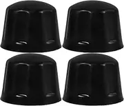 MUCKLILY 4pcs Wheel Rim Cap Covers Hub Dust Caps for 110-250cc Rubber Wheel Nut Covers