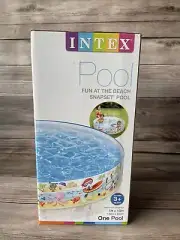 Intex Childrens Inflatable Pool 5'x10" Kids Swimming Pools Outdoor Water Play
