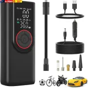Portable Air Compressor, 150PSI 6000Mah Electric Cordless Air Pump with Pressure