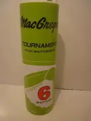 McGregor Tournament Nylon Shuttlecocks New Set of 6