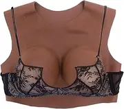 [CDS - CROSSDRESSING SHOW -] Silicone Breast Forms Breastplate Fake Breast Round Collar B-G Cup For Crossdressers Cosplay