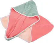 JEWEDECO Superior Absorbency Hair Drying Cap Large Quick Dry Hair Turban Cap Drying Head Wrap Absorbent Material