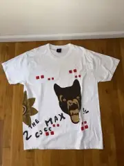 Travis Scott Cactus Jack Wolf Tee White Large Brand New