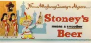 JONES BREWING CO Stoneys BEER Allegheny 1959-64 Fridge Magnet