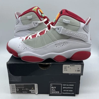 Size 9 - Jordan 6 Rings Hare White Suede Leather (DD5077-105)
