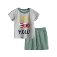 在飛比找ETMall東森購物網優惠-T恤夏季品牌純棉運動中褲童裝