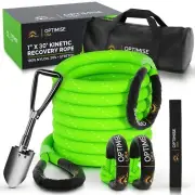 1" x30ft Kinetic Recovery Rope (48,500lbs) – Heavy Duty Recovery Kit with