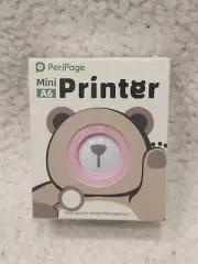 PERIPAGE Mini A6 Printer PINK Portable Bluetooth Wireless Thermal - New/ Sealed