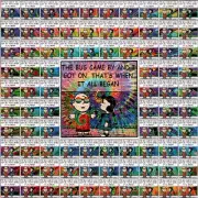 Bus Came By Charlie Lucy BLOTTER ART perforated tabs psychedelic art