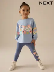 Blue Bluey Top and Leggings Set (12mths-7yrs) (E41046) | $42 - $50