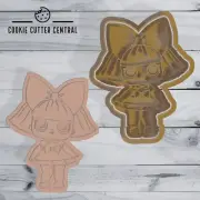 LOL Doll (Glitter Queen) Cookie Cutter and Embosser - 10cm