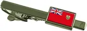 [Select Gifts] Manitoba Flag Tie Clip Bar 55mm Pouch