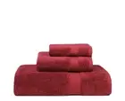 3PCS 100% Combed Cotton Towel Set Bath Towel Hand Towel & Face Washer Sets Bu...