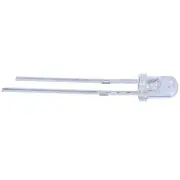 40 Pieces 3mm White LED Lamp Light Emitting Diode DC 2.5V-3V J8A19528