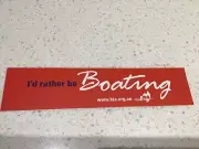 BOATING STICKER FOR BOATS ,POWER BOATS MARINE UHF YANMAR HONDA ENGINE MERCURY 3