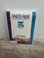 Corel Photo Paint 5 User Manual New-Old Stock (Sealed)
