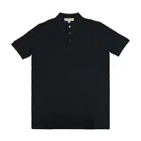 在飛比找蝦皮商城優惠-BURBERRY 刺繡戰馬LOGO設計純棉短袖POLO衫(黑